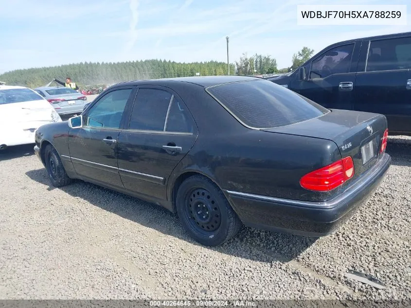 1999 Mercedes-Benz E 430 VIN: WDBJF70H5XA788259 Lot: 40264645