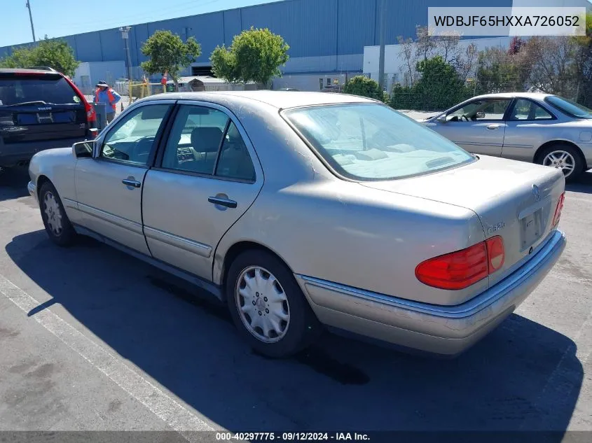 WDBJF65HXXA726052 1999 Mercedes-Benz E 320