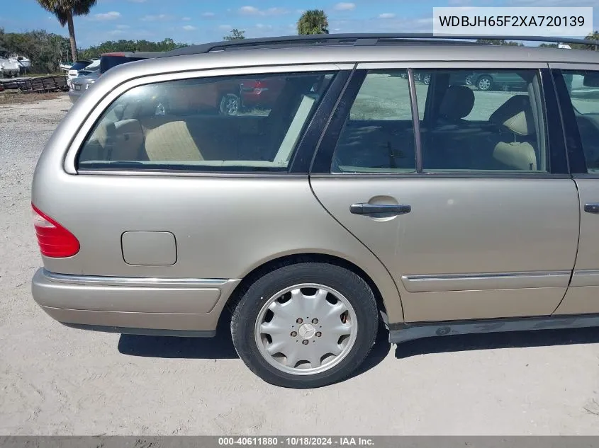 1999 Mercedes-Benz E 320 VIN: WDBJH65F2XA720139 Lot: 40611880