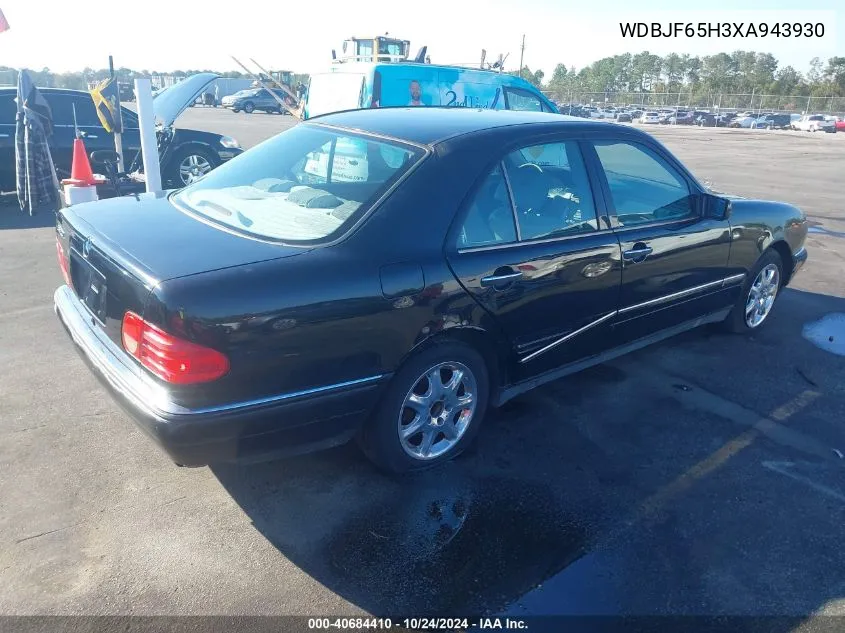 1999 Mercedes-Benz E 320 VIN: WDBJF65H3XA943930 Lot: 40684410