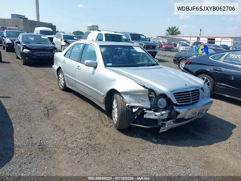 2000 Mercedes-Benz E 320 VIN: WDBJF65JXYB062706 Lot: 39845223