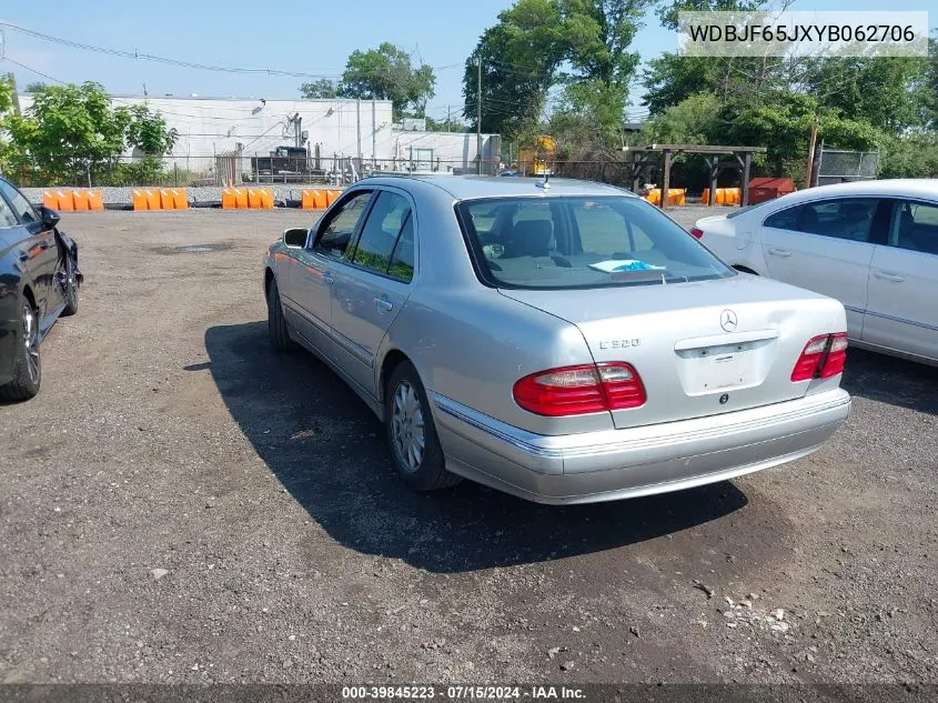 2000 Mercedes-Benz E 320 VIN: WDBJF65JXYB062706 Lot: 39845223