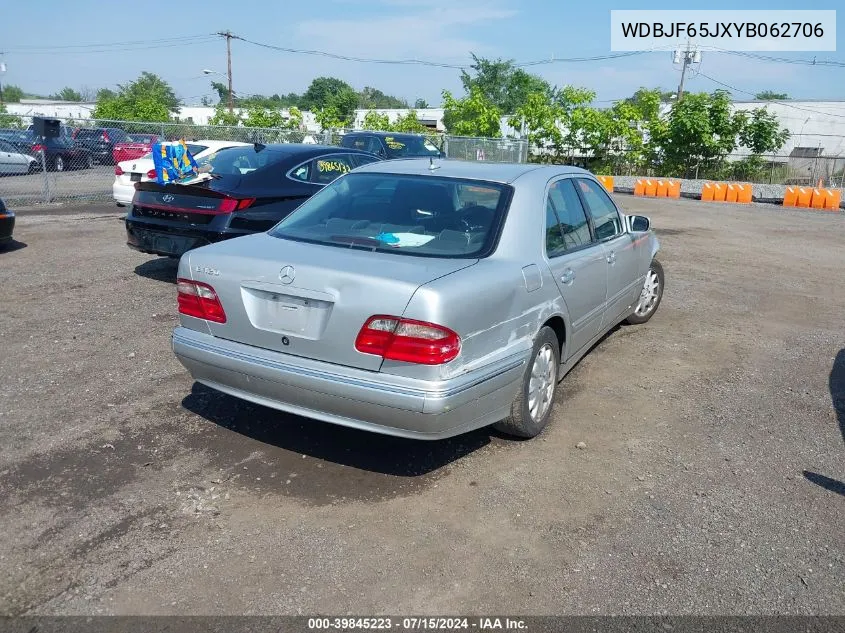 2000 Mercedes-Benz E 320 VIN: WDBJF65JXYB062706 Lot: 39845223