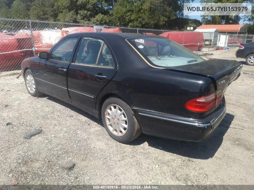 2000 Mercedes-Benz E 320 VIN: WDBJF65J7YB153979 Lot: 40185916