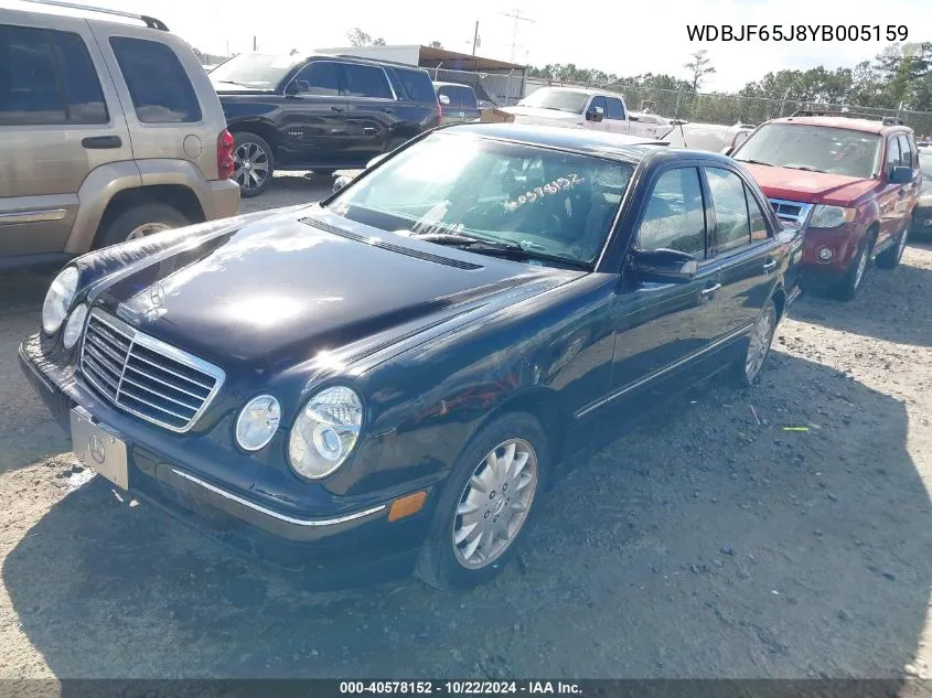 2000 Mercedes-Benz E 320 VIN: WDBJF65J8YB005159 Lot: 40578152