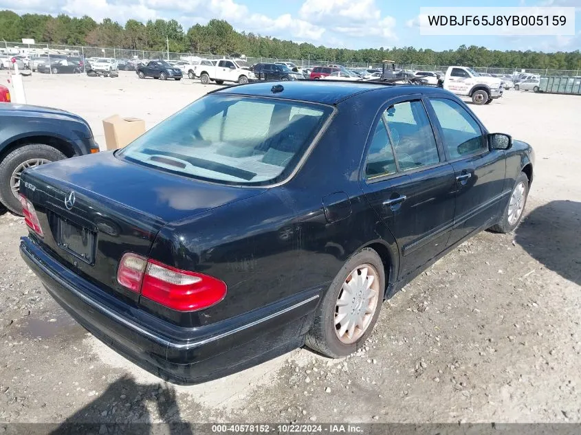 2000 Mercedes-Benz E 320 VIN: WDBJF65J8YB005159 Lot: 40578152