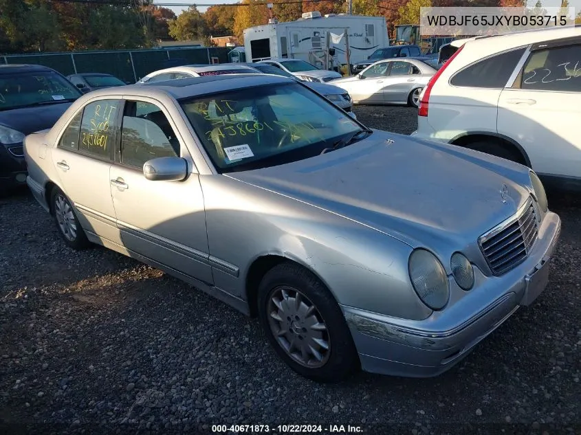 2000 Mercedes-Benz E 320 VIN: WDBJF65JXYB053715 Lot: 40671873