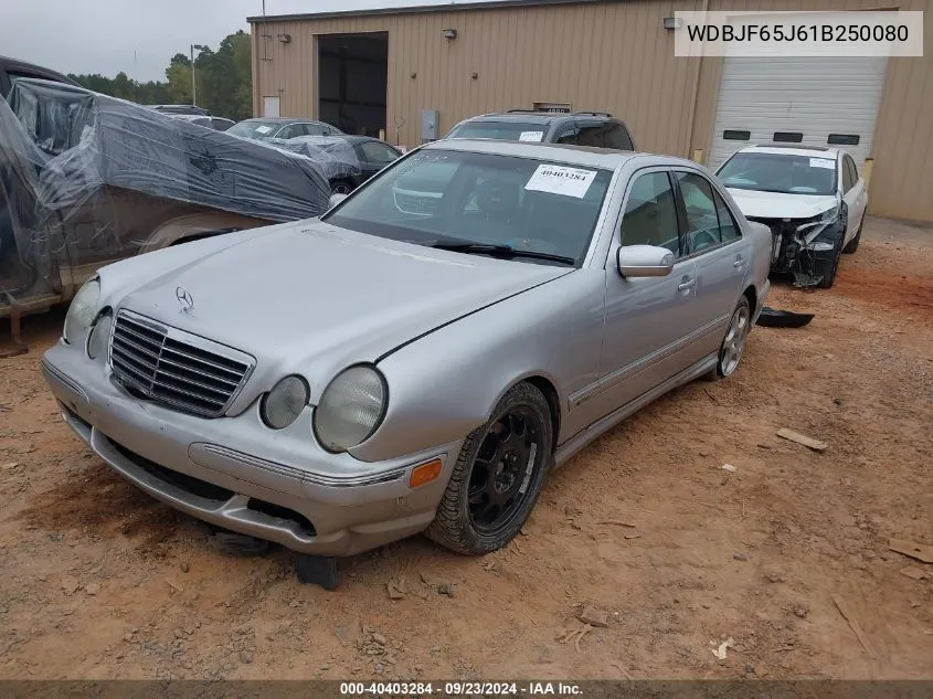 2001 Mercedes-Benz E 320 VIN: WDBJF65J61B250080 Lot: 40403284