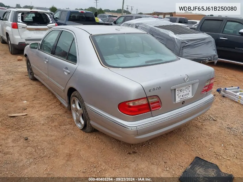 2001 Mercedes-Benz E 320 VIN: WDBJF65J61B250080 Lot: 40403284