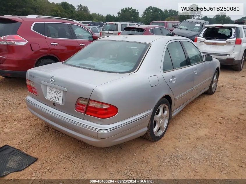 2001 Mercedes-Benz E 320 VIN: WDBJF65J61B250080 Lot: 40403284