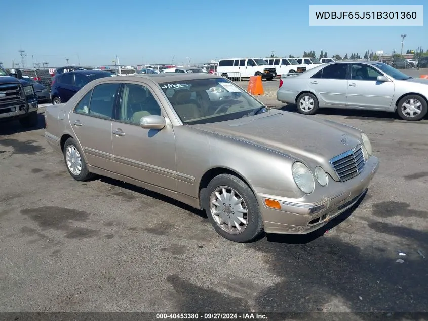 2001 Mercedes-Benz E 320 VIN: WDBJF65J51B301360 Lot: 40453380