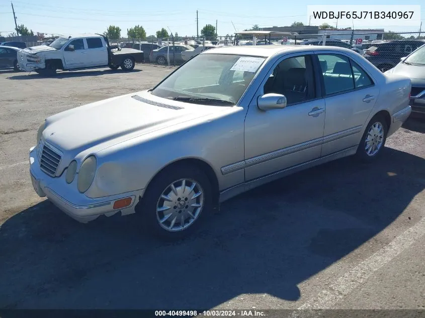 2001 Mercedes-Benz E 320 VIN: WDBJF65J71B340967 Lot: 40499498