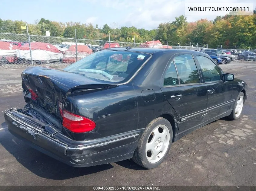 2001 Mercedes-Benz E 430 VIN: WDBJF70JX1X061111 Lot: 40532935