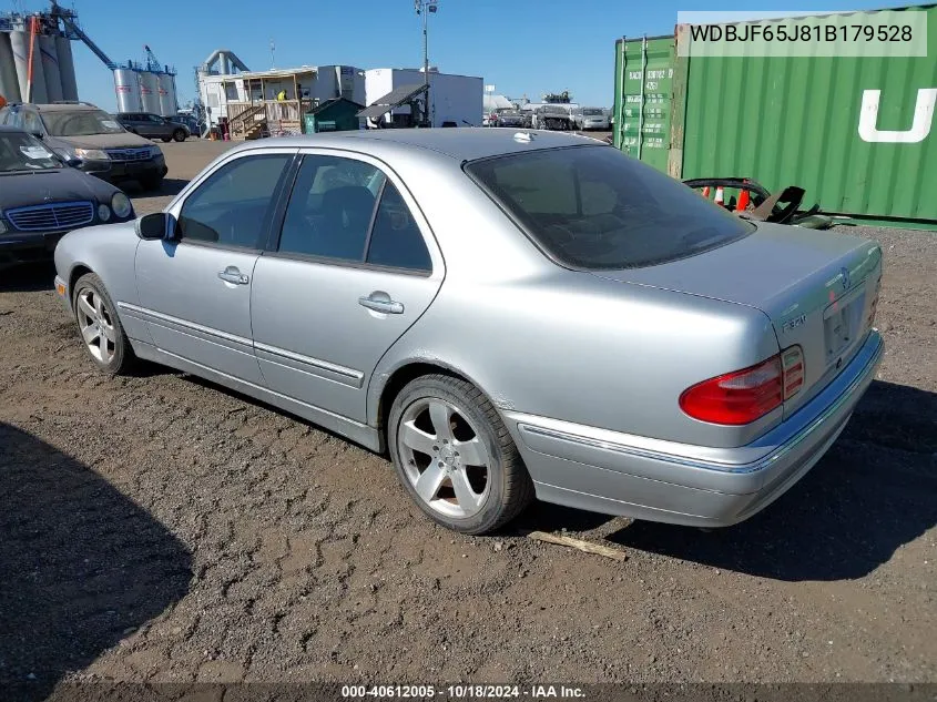 2001 Mercedes-Benz E 320 VIN: WDBJF65J81B179528 Lot: 40612005