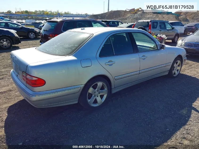 2001 Mercedes-Benz E 320 VIN: WDBJF65J81B179528 Lot: 40612005