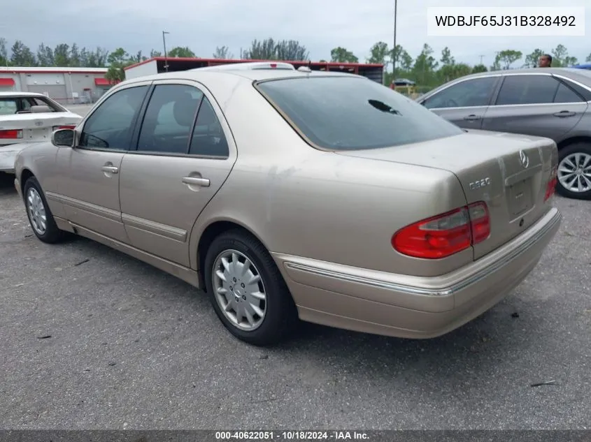 2001 Mercedes-Benz E 320 VIN: WDBJF65J31B328492 Lot: 40622051