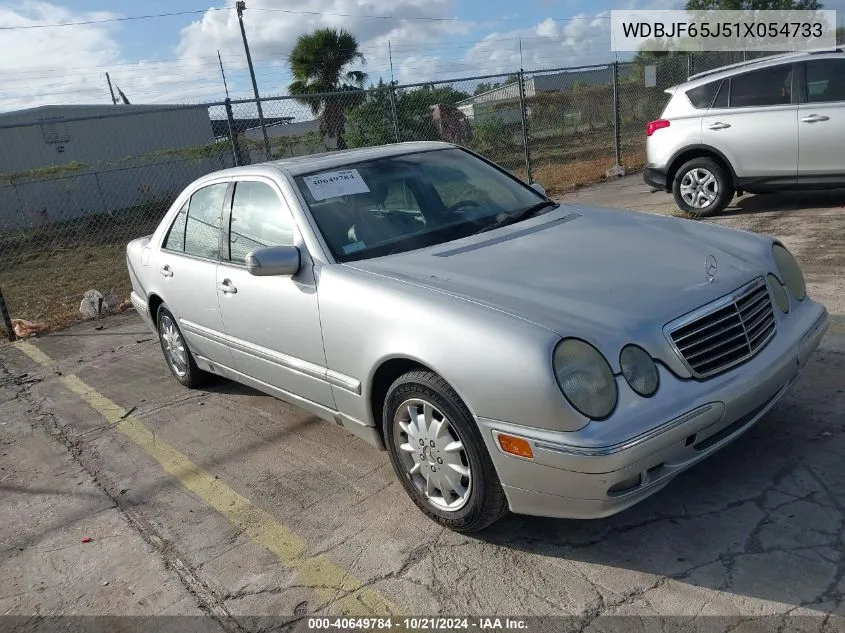 2001 Mercedes-Benz E 320 VIN: WDBJF65J51X054733 Lot: 40649784