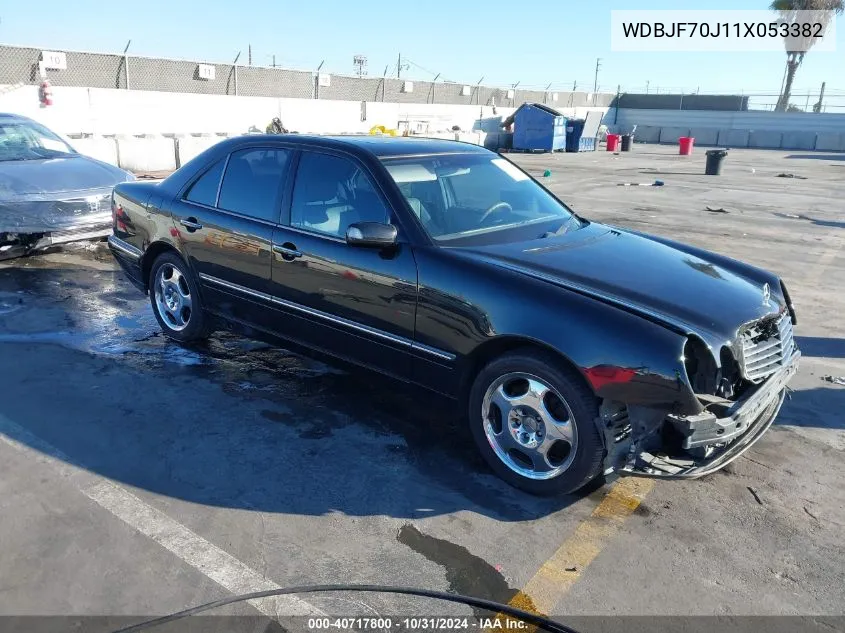 2001 Mercedes-Benz E 430 VIN: WDBJF70J11X053382 Lot: 40717800