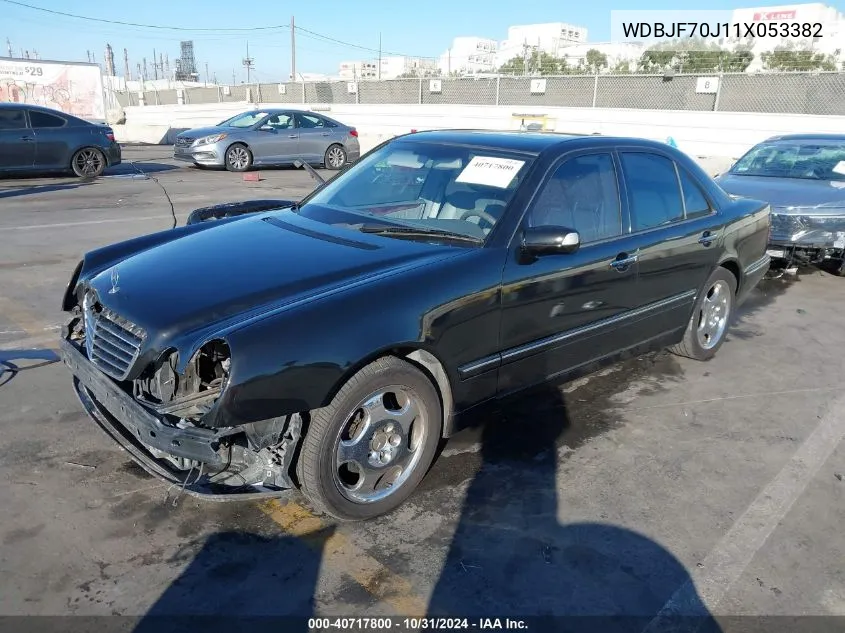 2001 Mercedes-Benz E 430 VIN: WDBJF70J11X053382 Lot: 40717800