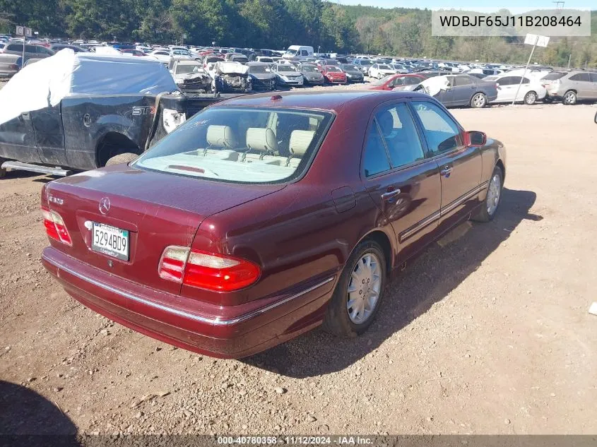 2001 Mercedes-Benz E 320 VIN: WDBJF65J11B208464 Lot: 40780358