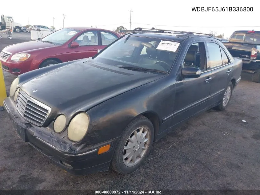 2001 Mercedes-Benz E 320 VIN: WDBJF65J61B336800 Lot: 40800972