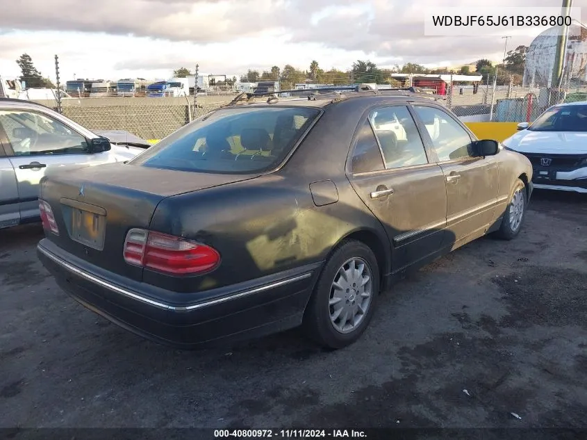 2001 Mercedes-Benz E 320 VIN: WDBJF65J61B336800 Lot: 40800972