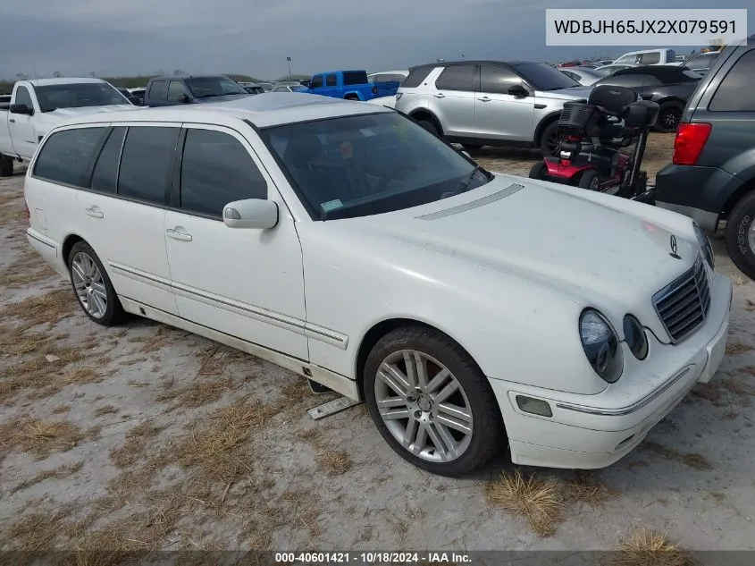 2002 Mercedes-Benz E 320 VIN: WDBJH65JX2X079591 Lot: 40601421