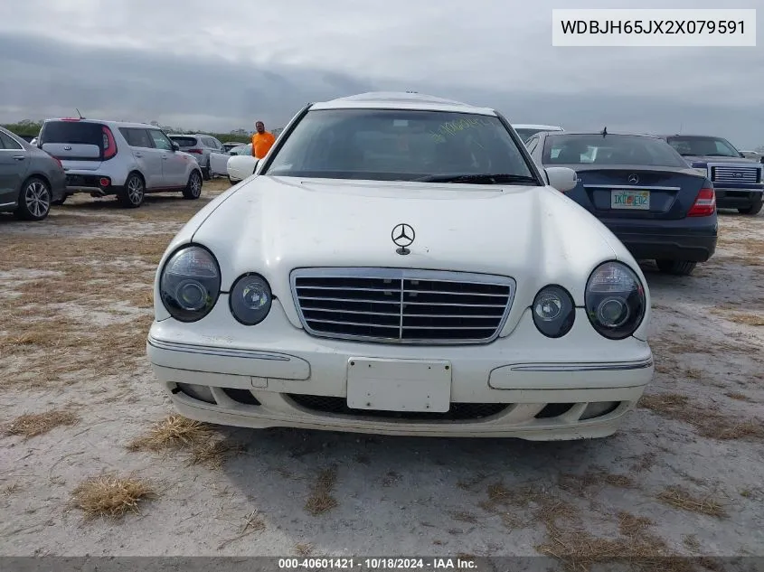 2002 Mercedes-Benz E 320 VIN: WDBJH65JX2X079591 Lot: 40601421