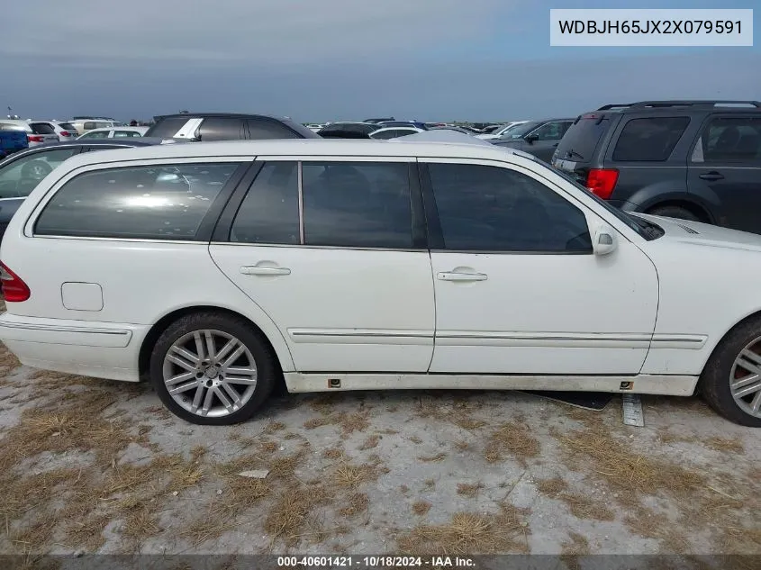 2002 Mercedes-Benz E 320 VIN: WDBJH65JX2X079591 Lot: 40601421