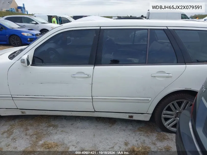 2002 Mercedes-Benz E 320 VIN: WDBJH65JX2X079591 Lot: 40601421