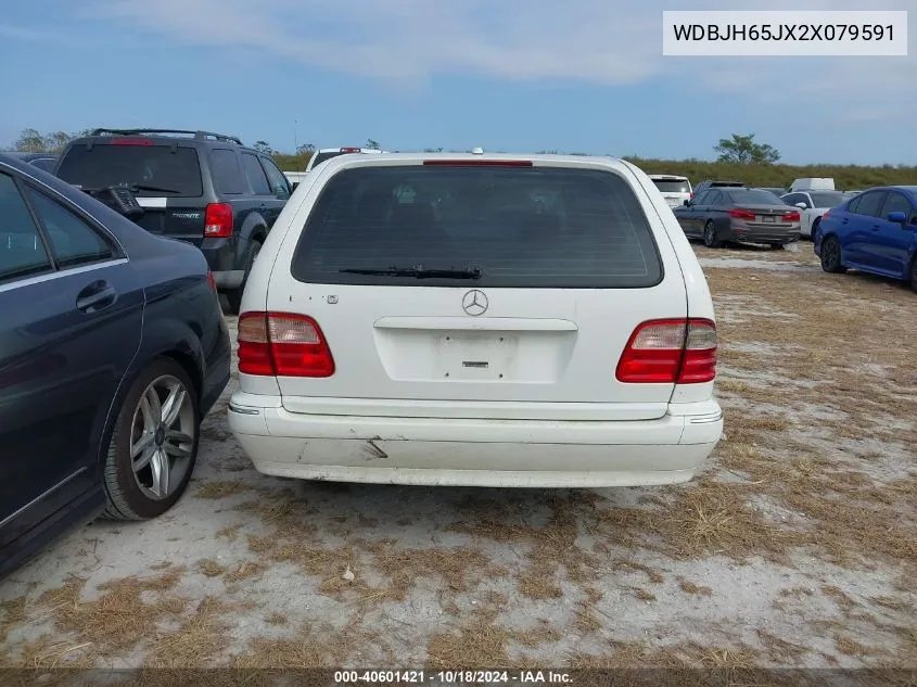 2002 Mercedes-Benz E 320 VIN: WDBJH65JX2X079591 Lot: 40601421