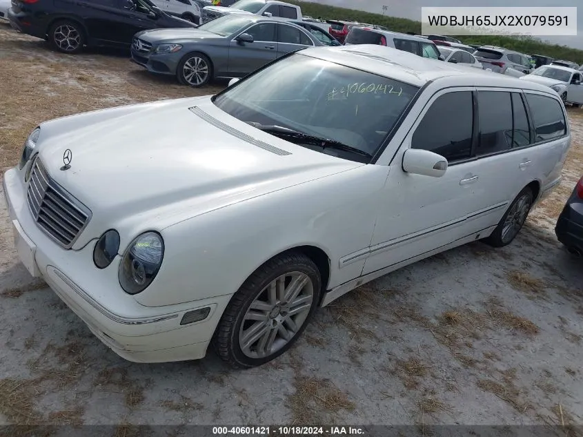 2002 Mercedes-Benz E 320 VIN: WDBJH65JX2X079591 Lot: 40601421