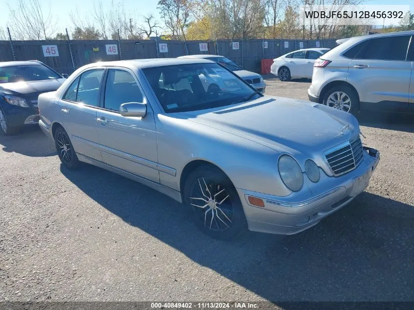 2002 Mercedes-Benz E 320 Special Edition VIN: WDBJF65J12B456392 Lot: 40849402