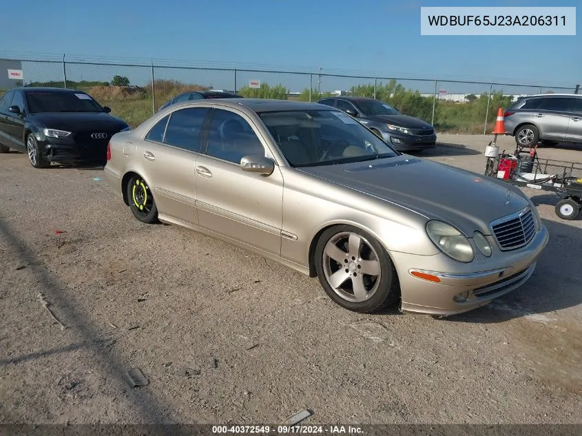 2003 Mercedes-Benz E 320 320 VIN: WDBUF65J23A206311 Lot: 40372549