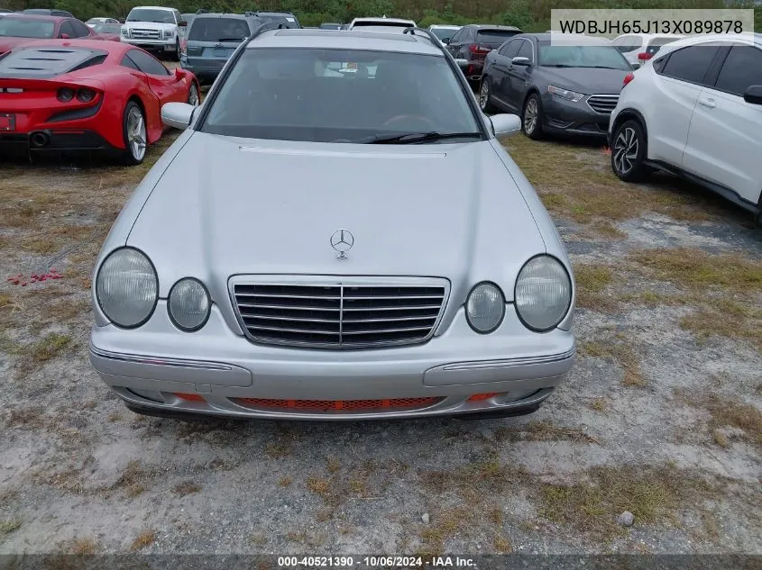 2003 Mercedes-Benz E 320 VIN: WDBJH65J13X089878 Lot: 40521390