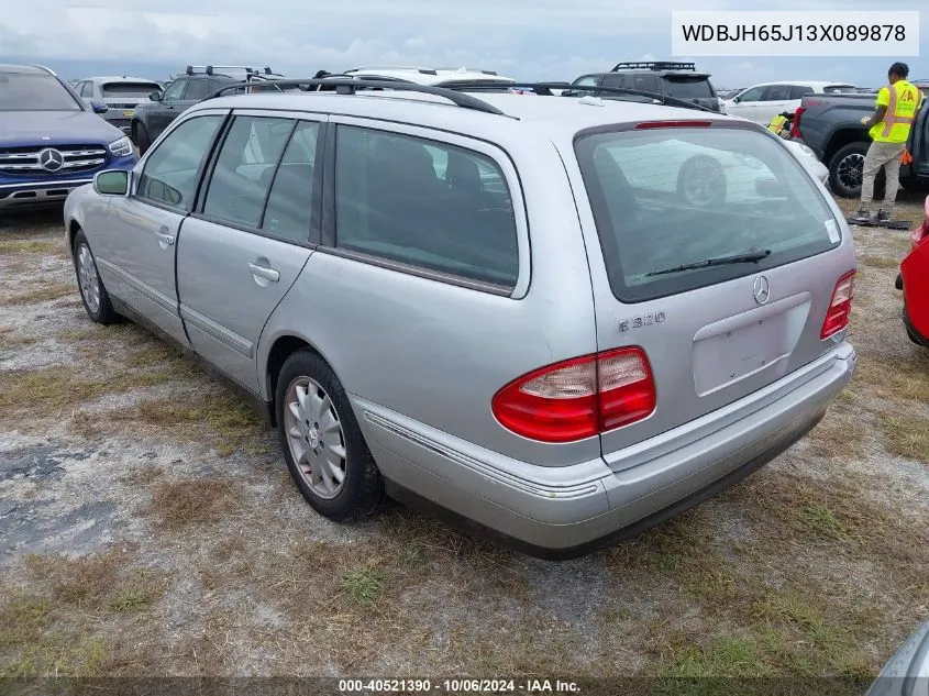 2003 Mercedes-Benz E 320 VIN: WDBJH65J13X089878 Lot: 40521390