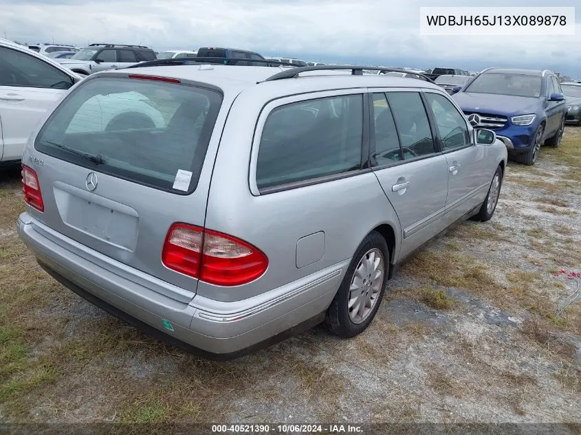 2003 Mercedes-Benz E 320 VIN: WDBJH65J13X089878 Lot: 40521390