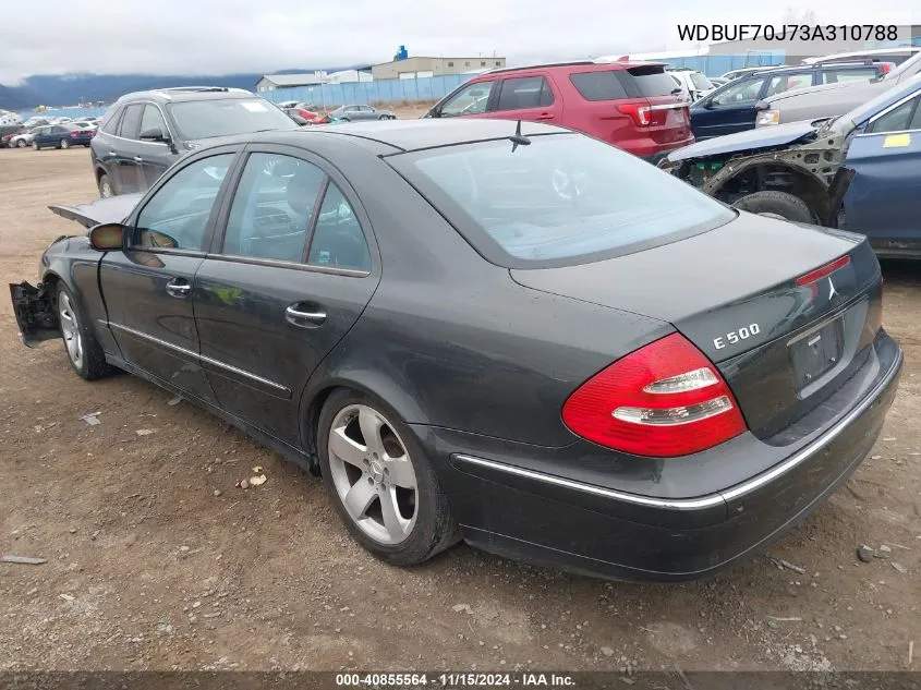 WDBUF70J73A310788 2003 Mercedes-Benz E 500