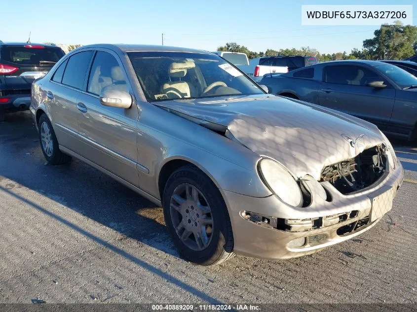 2003 Mercedes-Benz E 320 VIN: WDBUF65J73A327206 Lot: 40889209