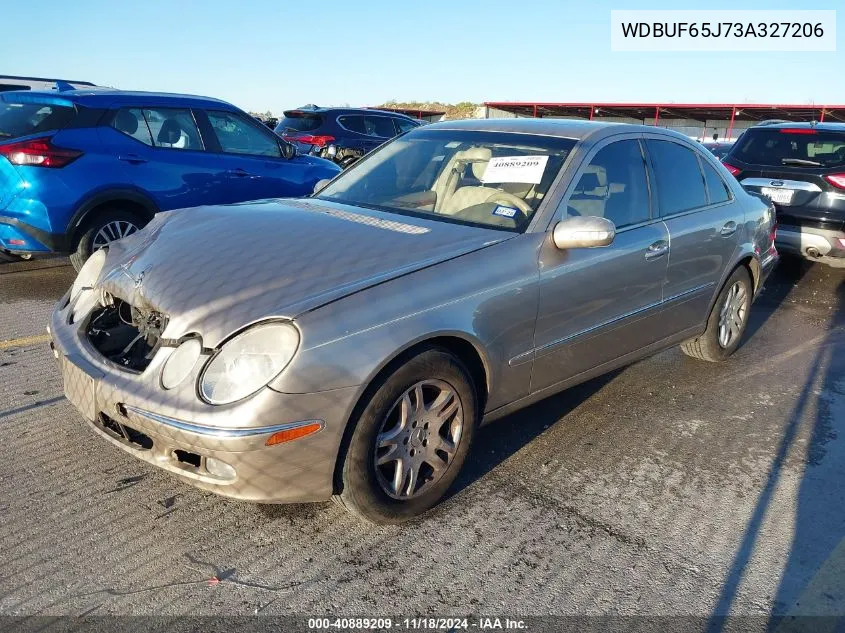 2003 Mercedes-Benz E 320 VIN: WDBUF65J73A327206 Lot: 40889209