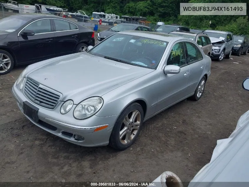 2004 Mercedes-Benz E 500 4Matic VIN: WDBUF83J94X161493 Lot: 39581833