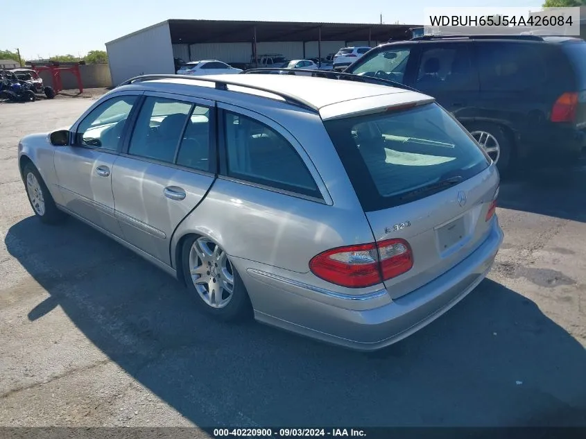 2004 Mercedes-Benz E 320 VIN: WDBUH65J54A426084 Lot: 40220900