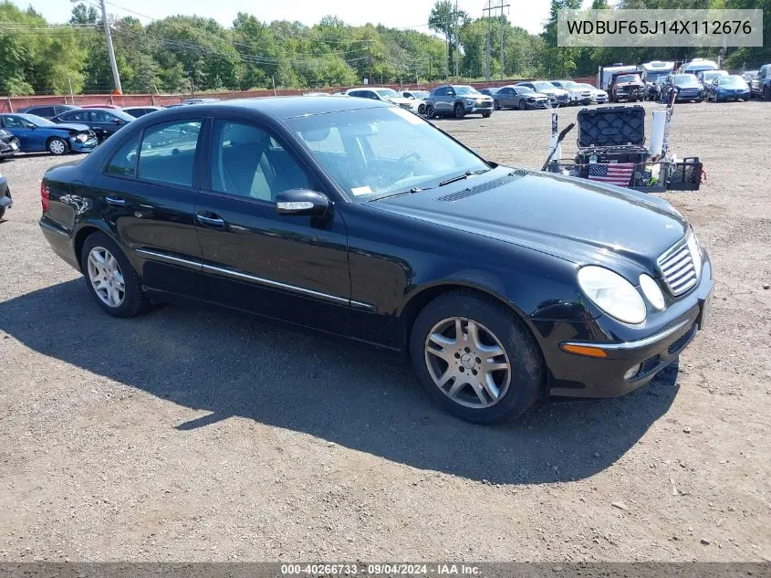 2004 Mercedes-Benz E 320 VIN: WDBUF65J14X112676 Lot: 40266733