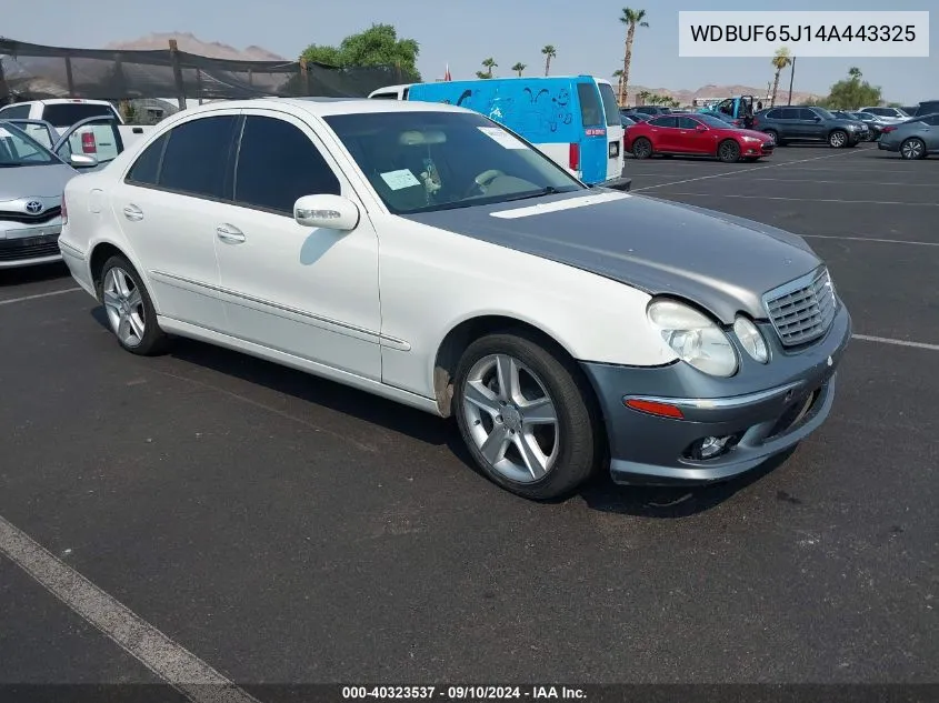 2004 Mercedes-Benz E 320 VIN: WDBUF65J14A443325 Lot: 40323537