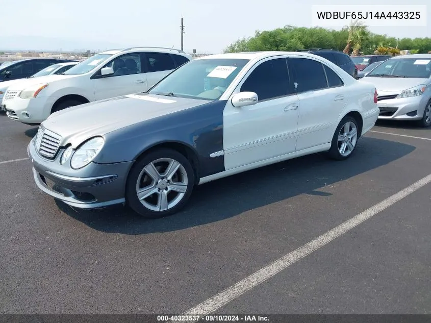 2004 Mercedes-Benz E 320 VIN: WDBUF65J14A443325 Lot: 40323537