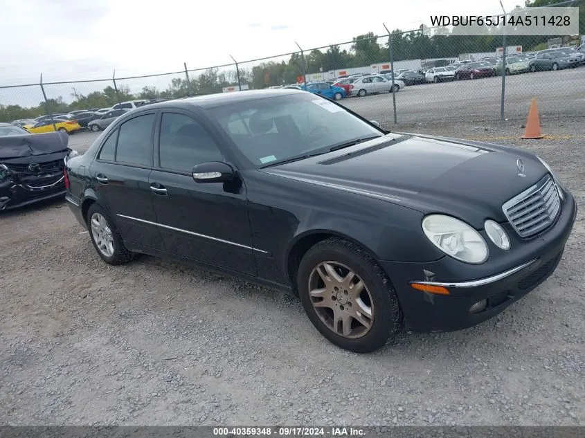 WDBUF65J14A511428 2004 Mercedes-Benz E 320