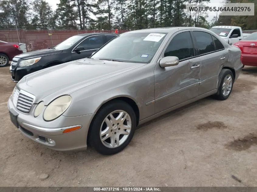 2004 Mercedes-Benz E 320 VIN: WDBUF65J64A482976 Lot: 40737216