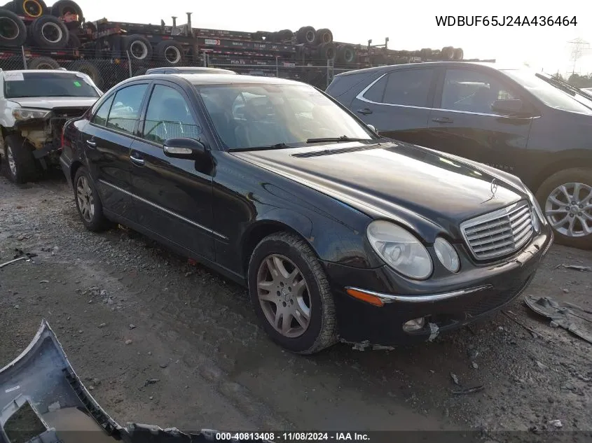 2004 Mercedes-Benz E 320 VIN: WDBUF65J24A436464 Lot: 40813408