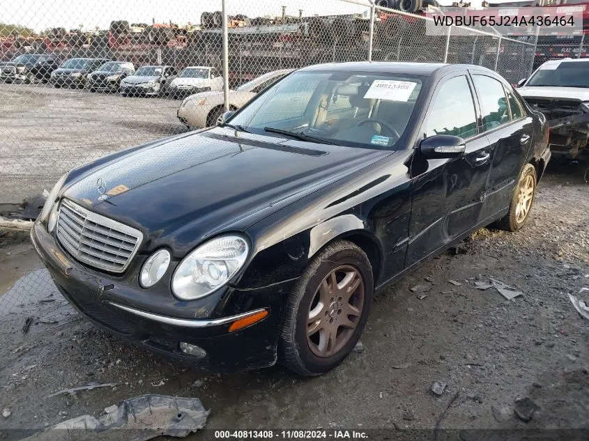 2004 Mercedes-Benz E 320 VIN: WDBUF65J24A436464 Lot: 40813408