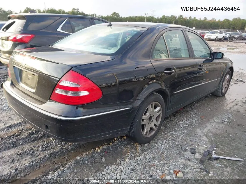 2004 Mercedes-Benz E 320 VIN: WDBUF65J24A436464 Lot: 40813408